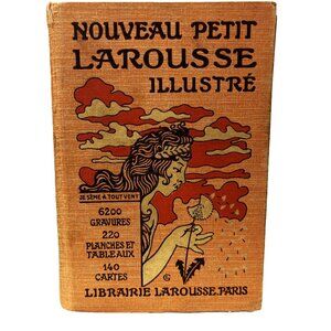 French  Dictionary Antique Nouveau Petit Larousse  - Claude Auge 1934
